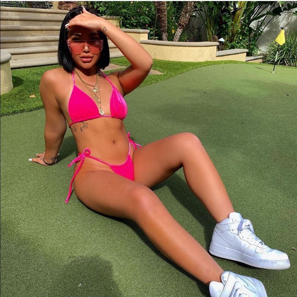 Fashion Nova Pink Bikini Set